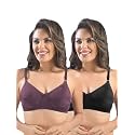 SONARI Womens Cotton Everyday Bra Non