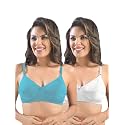 SONARI Womens Cotton Everyday Bra Non