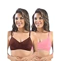 SONARI Womens Cotton Everyday Bra Non