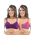 SONARI Womens Cotton Everyday Bra Non