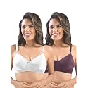 SONARI Womens Cotton Everyday Bra Non