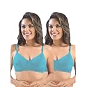 SONARI Womens Cotton Everyday Bra Non