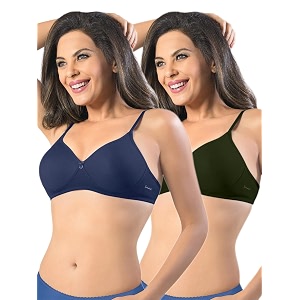 SONARI Womens Non Padded Cotton Bra
