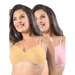 SONARI Womens Non Padded Cotton Bra