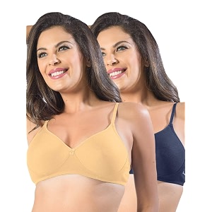 SONARI Womens Non Padded Cotton Bra