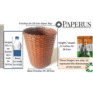 big dustbin for bedroom waste basket for home 11 inch tall