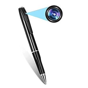 series sp1 spy 1080p full hd camera surveillance hidden pen pocket security body camera with hd pocket office meetings surveillance video audio recorder with free otg - black 1 year warranty