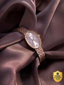 SONATA Sonata Poze Brown Dial Rose Gold
