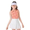 Soneven Girls Sleeveless Polo Shirts Button UP Golf Tennis T-Shirts with Collared Quick Dry Tank Tops for 4-14 Years