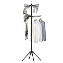SONGMICS Clothes Drying Rack, 72.8-Inch Drying Rack, 3 Rotatable Arms