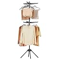 SONGMICS Clothes Drying Rack, 75.6-Inch Drying Rack, 6 Rotatable Arms