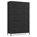 SONGMICS Dresser for Bedroom Tall Dresser with