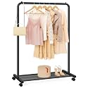 SONGMICS Alloy Steel Clothes Rack UHSR25BK, 40.4 X 90.9 X 158 Cm, Black