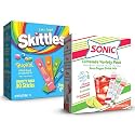 Sonic &amp; Skittles Tropical Singles To Go Variety Pack, 60 Count, Watertok Powdered Drink Mix, Limeade &amp;Tropical Variety Pack