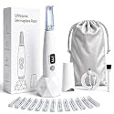 Sonic Dermaplaning Razor for Women, Facial Hair Remover with 12 Refills