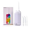Sonic Electric Toothbrush for Adults,5 Brush Heads,4 Modes with 2 MIN Smart Timer,IPX7 Waterproof,Type C Fast Charging/Travel Case,180 Days Battery,Noise Level ≤ 65 decibels
