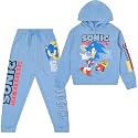 Sonic The Hedgehog Boys Hoodie and Jogger Set, 2-Piece Graphic Outfit, Sizes 4-20