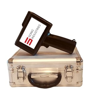 sonic industries handheld thermal inkjet printer designed for uneven surfaces with inbilt encorders