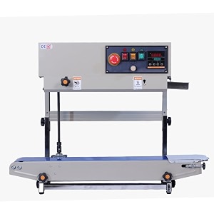 sonic industries mild steel body top model fr-900 continuous band sealer ms vertical