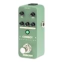 SONICAKE Distortion Guitar Pedal, Mini High Gain Distortion Pedal for Electric Guitar and Bass, 2 Modes, Heavy Duty Metal Footswitch, True Bypass - Cowboy Distortion
