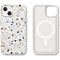 Sonix Case for iPhone 15, 14, 13 | Compatible with MagSafe | 10ft Drop Tested | Marble Terrazzo Confetti
