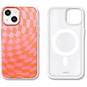 Sonix Case for iPhone 15, 14, 13 | Compatible with MagSafe | 10ft Drop Tested | Checkered | Checkmate Pink