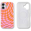 Sonix Case for iPhone 16 | Compatible with MagSafe | 10ft Drop Tested | Checkmate Pink