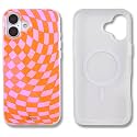 Sonix Case for iPhone 16 Plus | Compatible with MagSafe | 10ft Drop Tested | Checkmate Pink