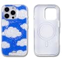 Sonix Case for iPhone 16 Pro | Compatible with MagSafe | 10ft Drop Tested | Glitter Clouds | Day Dream