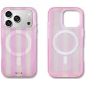 Sonix Case for iPhone 17 Pro | Compatible with MagSafe | 10ft Drop Tested | Jelly Stripe Pink/Cream