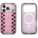 Sonix Case for iPhone 18 Pro, 17 Pro | Diner Check Cognac/Pink