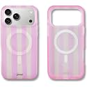 Sonix Case for iPhone 18 Pro Max, 17 Pro Max | Jelly Stripe Pink/Cream