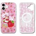Sonix Phone Case for iPhone 16 Plus | Compatible with Magsafe | 10ft Drop Tested | Strawberry Shortcake Vintage