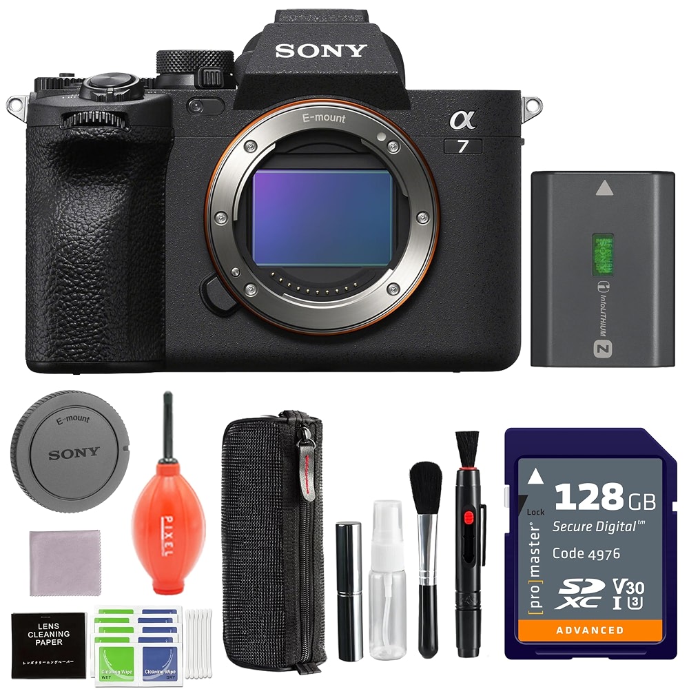 Sony Alpha 7 IV Full-Frame Mirrorless Interchangeable Lens Camera with ...
