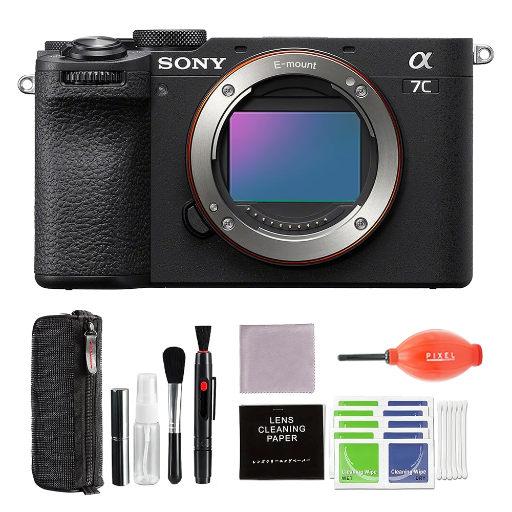 Sony Alpha 7C II Full-Frame Interchangeable Lens Camera (Black) Bundle ...