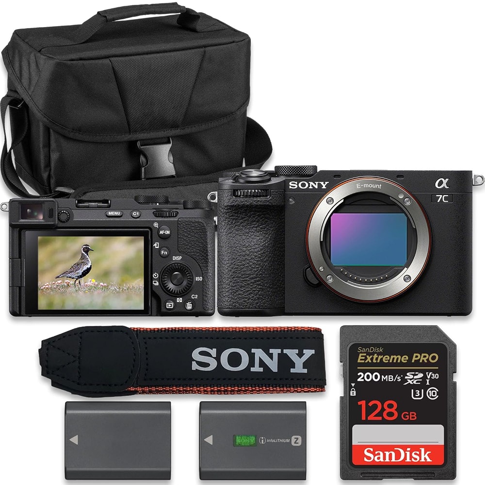 Sony Alpha 7C II Full-Frame Interchangeable Lens Camera - Black (Value ...