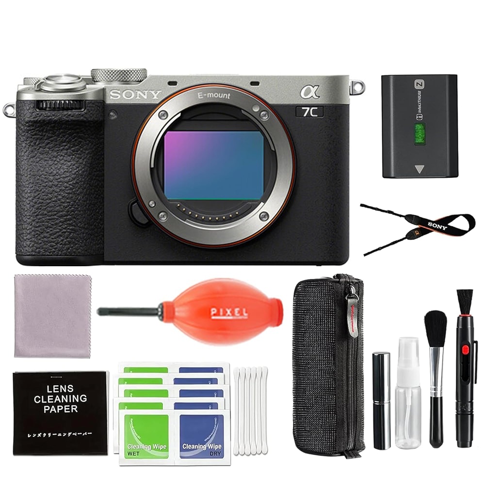 Sony Alpha 7C II Full-Frame Interchangeable Lens Camera (Silver) Bundle ...