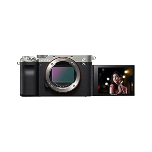 sony alpha ilce-7c compact full frame camera  4k with flip screen light weight  real time tracking content creation - silver