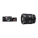 Sony Alpha ILCE-7C Compact Full Frame Camera (4K, Flip Screen, Light Weight, Real time Tracking, Content Creation,3 Optical Zoom) - Black &amp; Sony E 20mm f/1.8 G Lens (SEL20F18G) Lens Black