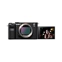 Sony Alpha ILCE-7C Compact Full Frame Camera | 4K with Flip Screen, Light Weight | Real time Tracking | Content Creation - Black