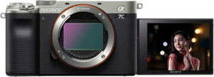 sony alpha ilce-7c full frame mirrorless camera body featuring eye af and 4k movie recording