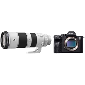 sony alpha ilce-7rm4a full-frame 610mp mirrorless digital slr camera body 4k full frame real-time amp sony fe 200-600mm f56-63 g oss telephoto zoom lens white