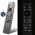 for Sony Backlit Voice Remote Control RMF-TX900U with Voice, Blacklight and High End Metal Case for Sony Smart Bravia Smart TV