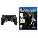 Sony Dualshock 4 Wireless Controller for Playstation 4 - Black V2 & The Last Of Us: Remastered (PS4)