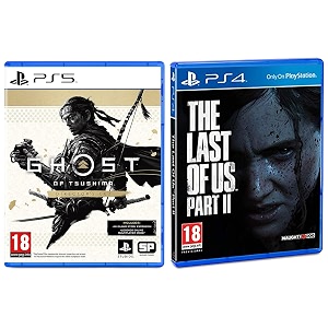 sony ghost of tsushima  director39s cut  ps4 game playstation 4ampthe last of us part ii ps4