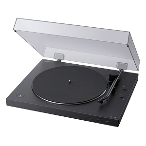 sony ps-lx310bt belt drive turntable fully automatic wireless vinyl record player with bluetooth and usb output