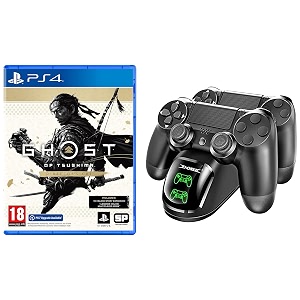 sony ps4 ghost of tsushima director39s cut ps4dobe new world ps4 controller usb charging dock black