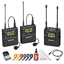 Sony UWP-D27 2-Person Camera-Mount Wireless Omni Lavalier Microphone Bundle