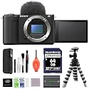 Sony ZV-E10 II Mirrorless Camera Black Bundle with Advanced Accessories | zve10