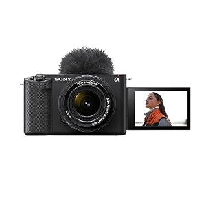 sony alpha zv-e1l full-frame interchangeable-lens mirrorless vlog camera with 28-60mm zoom lens made for creators  121 mp  artificial intelligence based autofocus  4k 120p recording  black